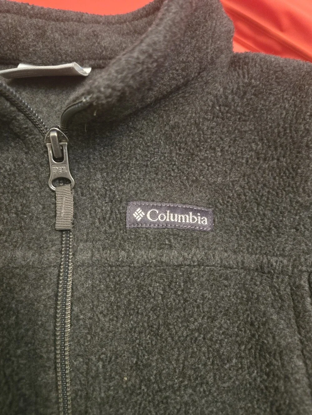 Columbia Toddler Charcoal Black Full-Zip Fleece Jacket